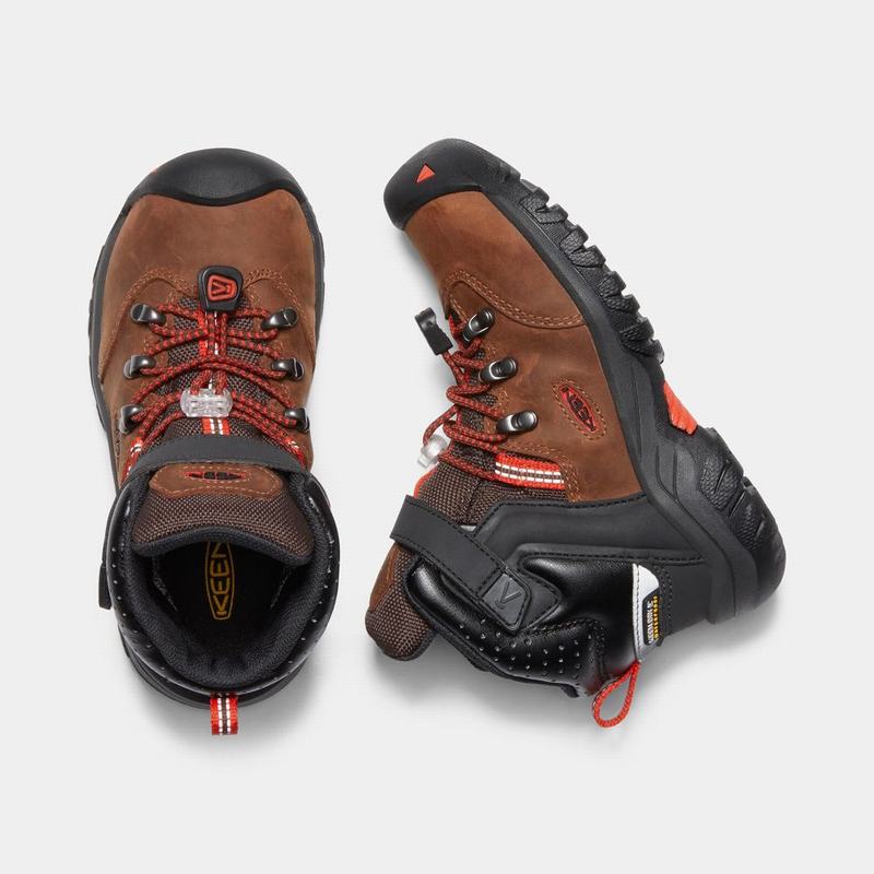 Keen Torino II Waterproof - Çocuk Kar Botu - Kahverengi/Siyah - Turkey (289164KDG)